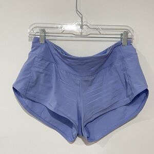 Lululemon Speed Up Shorts Size 6 Periwinkle Light Purple
